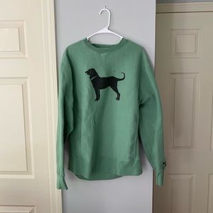 The Black Dog Green Crew Neck